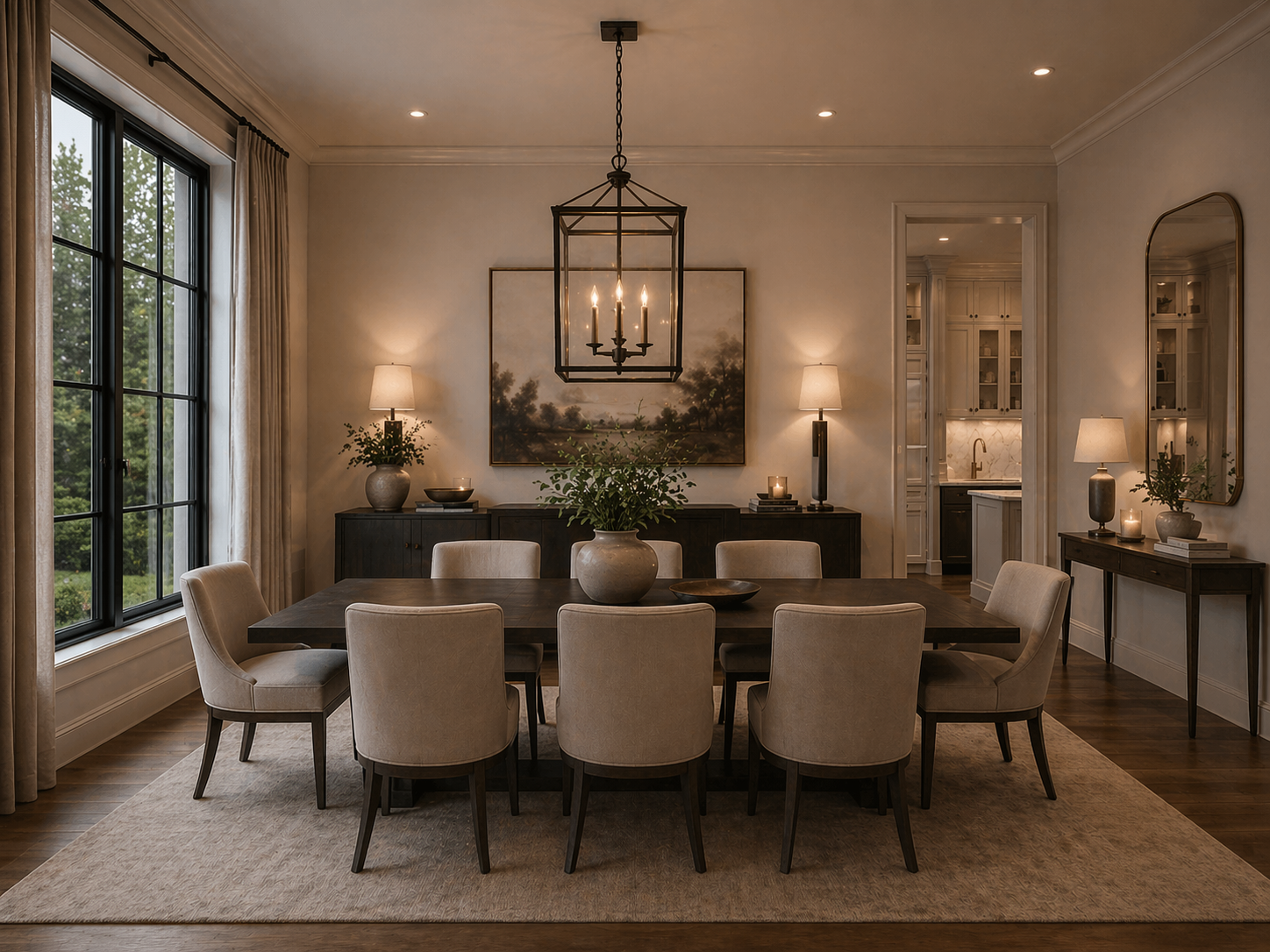 Dining room render