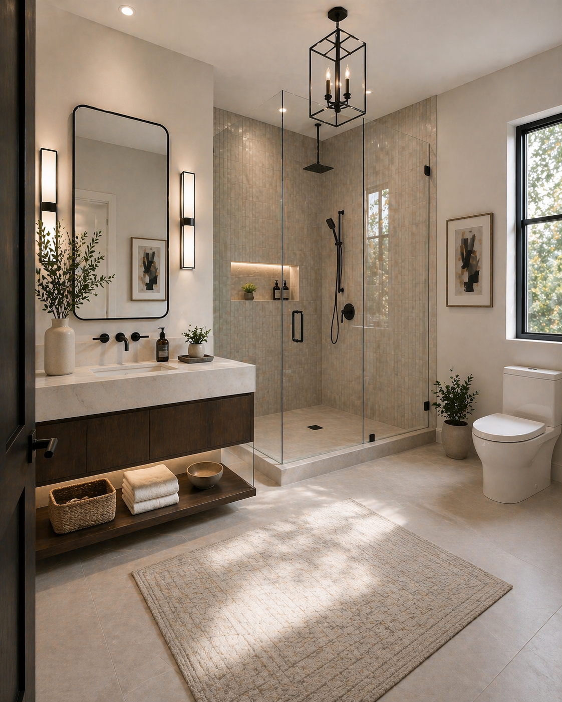 Guest bath render