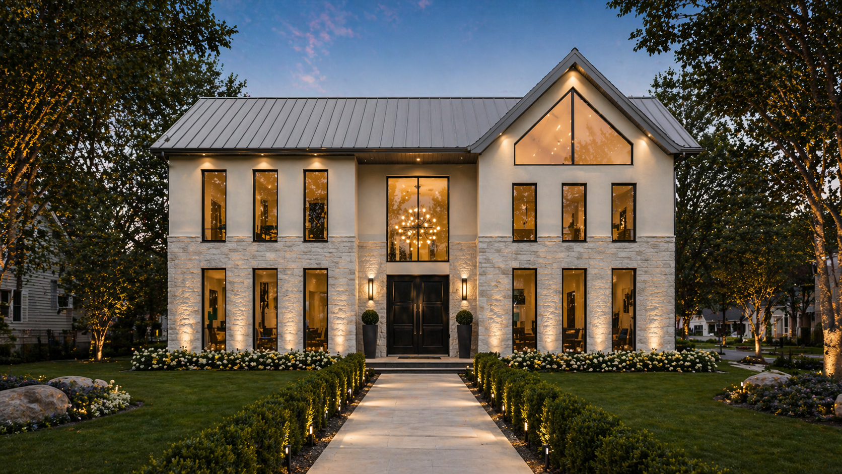 Exterior — contemporary neo-classical